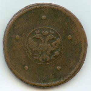 Неизвестное клеймо на пятикопеечнике 1725 года